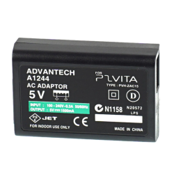 Cargador de red para Sony PS Vita 1000 ⋆ Entrada 100V-240V ⋆ Salida 5V 1500mA ⋆ Fuente alimentación ⋆ ENVÍO DESDE ESPAÑA