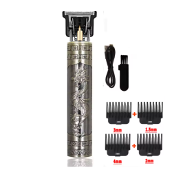 Cortadora de pelo OHS T9 Buda dorada ⋆ Corte 0 mm ⋆ Barba, cuerpo y cabello ⋆ Afeitadora profesional de precisión