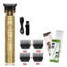 Cortadora de pelo OHS T9 Buda dorada ⋆ Corte 0 mm ⋆ Barba, cuerpo y cabello ⋆ Afeitadora profesional de precisión