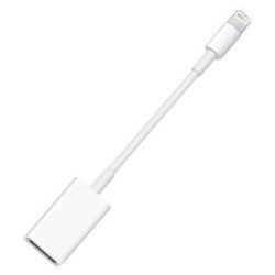 Adaptador OTG USB hembra a conector LIGHTNING 8 pines ⋆ Compatible con iPhone / iPad / iPod ⋆ Transferencia rápida y segura