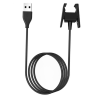 Cargador compatible con FITBIT CHARGE 2 ⋆ Cable USB de repuesto ⋆ Soporte portátil de carga ⋆ Negro