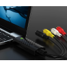 Capturadora USB 2.0 VHS a DVD ⋆ Convierte vídeo analógico a digital con RCA / S-Video ⋆ Compatible Windows ⋆ Envío desde España