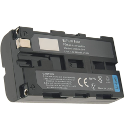 Batería compatible NP-F330 / F530 / F570 / F550 para Sony DCR-TRU47E / MVC-FD81 * Capacidad 2000mAh * Alta duración