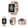 Correa compatible con APPLE WATCH Series 1 / 2 / 3 / 4 / 5 / 6 / 7 / 8 / 9 / SE (38 / 40 / 41 mm) ⋆ Metálica hebilla oro rosa