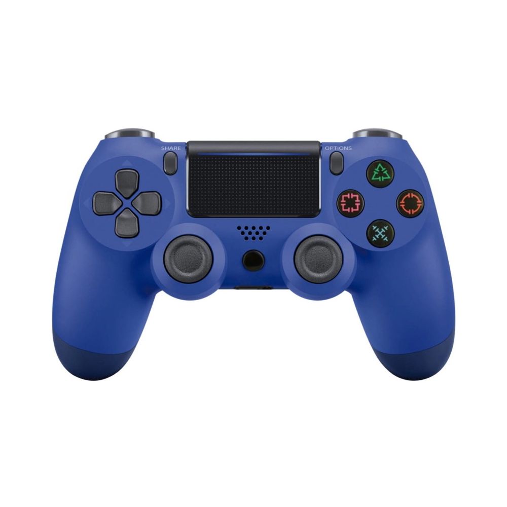 Mando compatible con PS4 / PC / Android inalámbrico azul ⋆ Vibración ⋆ Auriculares ⋆ Envío desde España