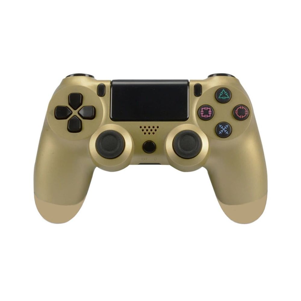 Mando compatible con PS4 / PC / Android inalámbrico dorado ⋆ Vibración ⋆ Auriculares ⋆ Envío desde España