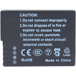 Batería compatible DMW-BLC12 para Panasonic Lumix DMC-GH2 / GH2H / GH2K / GH2S * Capacidad 1100mAh * Rendimiento fiable