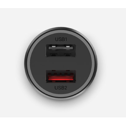 XIAOMI Cargador de coche MI 37W DUAL-PORT – Negro – 2 puertos USB-A – Carga rápida hasta 27W ⚡🚗