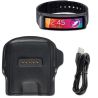 Base de carga USB compatible con SAMSUNG GEAR FIT SM-R350 ⋆ Cargador magnético negro ⋆ Envío desde España