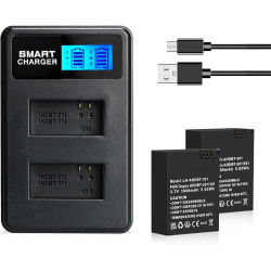 Pack 2 baterías AHDBT-201 /...