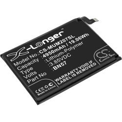 Batería CAMERON SINO BN57 compatible con XIAOMI POCO X3 NFC ⋆ 4950 mAh ⋆ Envío desde España