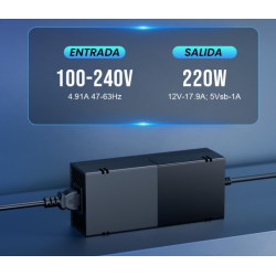 Adaptador de corriente, fuente alimentación XBOX ONE Cargador 12V Europeo Compatible