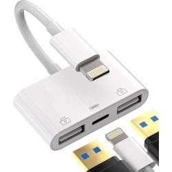 Adaptador Lightning a doble...