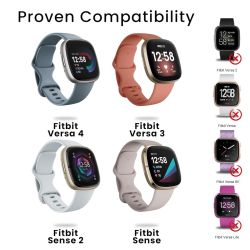 Cable cargador USB para FITBIT VERSA 3 / 4 / FB523 / SENSE / SENSE 2 ⋆ Base de carga para smartwatch ⚡⌚