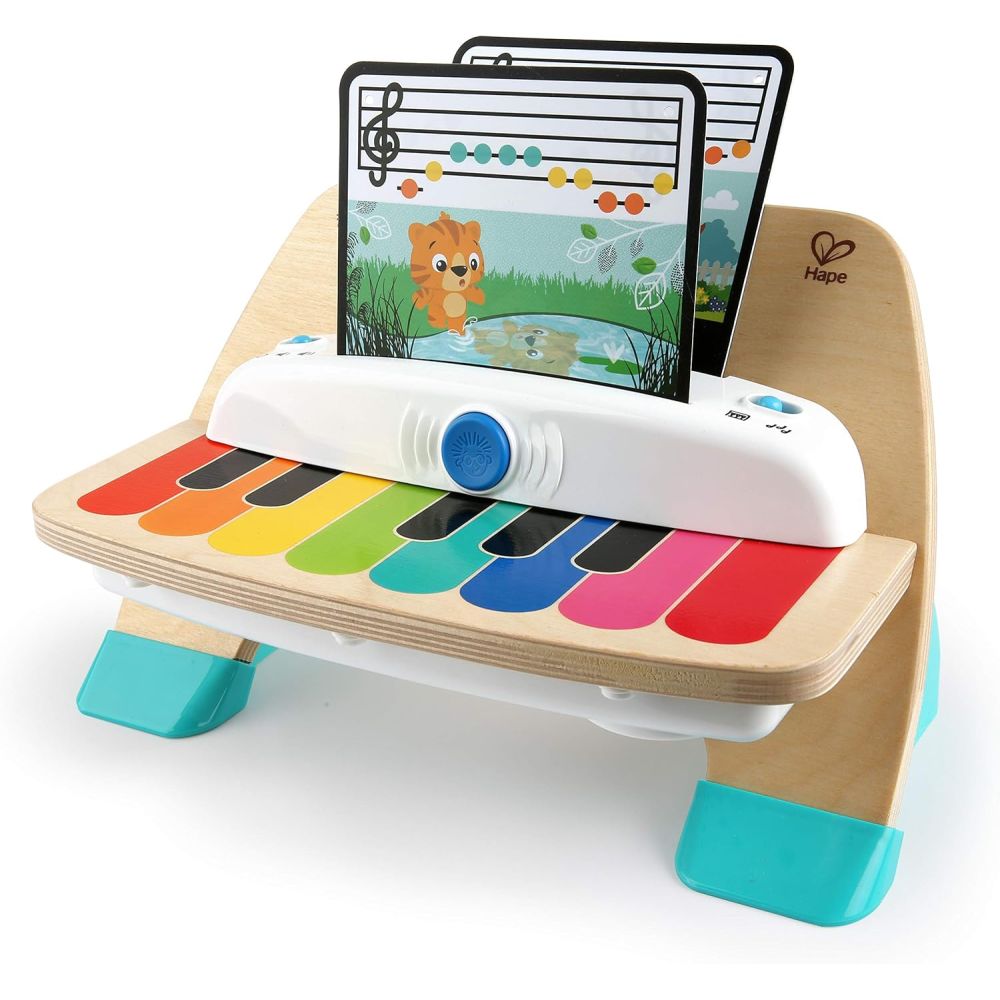 Baby Einstein Piano Magic Touch de madera ⋆ Juguete musical infantil ⋆ 6 canciones ⋆ Tecnología táctil ⋆ +6 meses