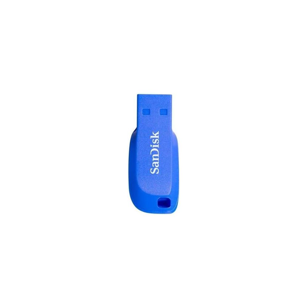 SanDisk Cruzer Blade USB 2.0 32 GB ⋆ Pendrive ultracompacto ⋆ Azul eléctrico