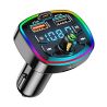 Transmisor FM Bluetooth para Coche ⋆ Manos Libres ⋆ Carga Rápida QC 3.0 ⋆ USB y Tarjeta TF