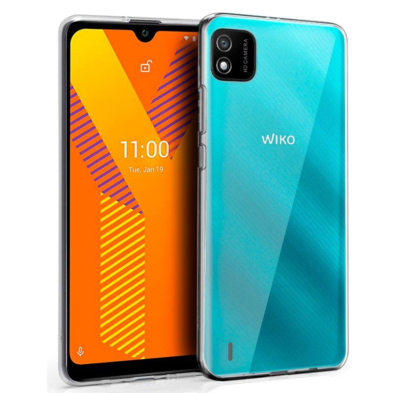 COOL Funda compatible con WIKO Y62 Silicona transparente flexible