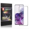 Protector de pantalla compatible con SAMSUNG GALAXY S20 * Cristal templado curvo * Borde negro
