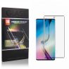 Protector de pantalla compatible con SAMSUNG GALAXY NOTE 10 PLUS * Cristal templado curvo * Borde negro