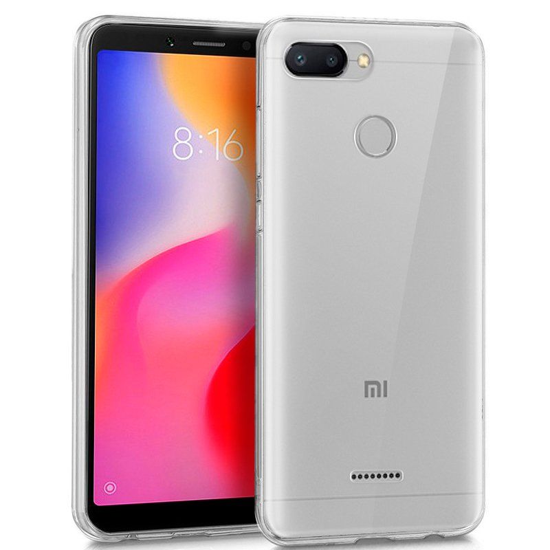 COOL Funda compatible con XIAOMI REDMI 6 / REDMI 6A * Silicona transparente * Protección flexible