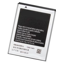 Batería genérica EB494358VU compatible con Samsung GT-S5830, GT-S5830i, GT-S5830T, Galaxy Ace ⋆ 1350mAh 3.7V