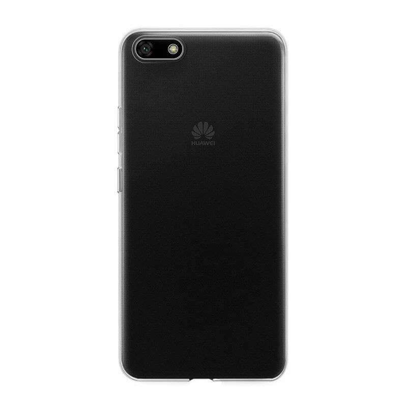 Funda compatible con HUAWEI Y5 2018 Silicona transparente flexible