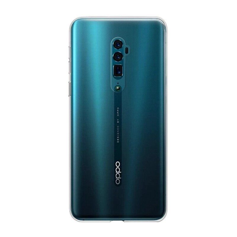 Funda compatible con OPPO RENO 10X Silicona transparente flexible