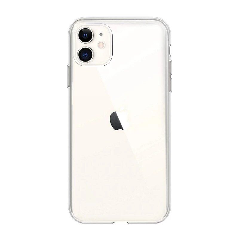 Funda compatible con IPHONE 11 * Silicona transparente flexible 2.0mm * Diseño fino y duradero