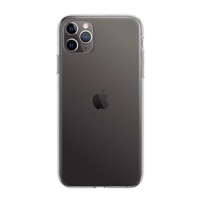 Funda compatible con IPHONE 11 PRO MAX * Silicona transparente flexible 2.0mm * Alta resistencia