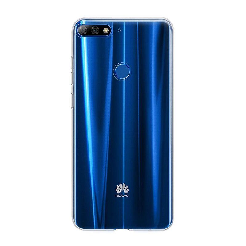 Funda compatible con HUAWEI Y7 2018 / HONOR 7C * Silicona transparente flexible * Protección completa