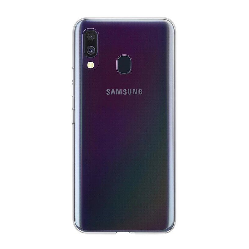 Funda compatible con SAMSUNG GALAXY A40 Silicona transparente flexible