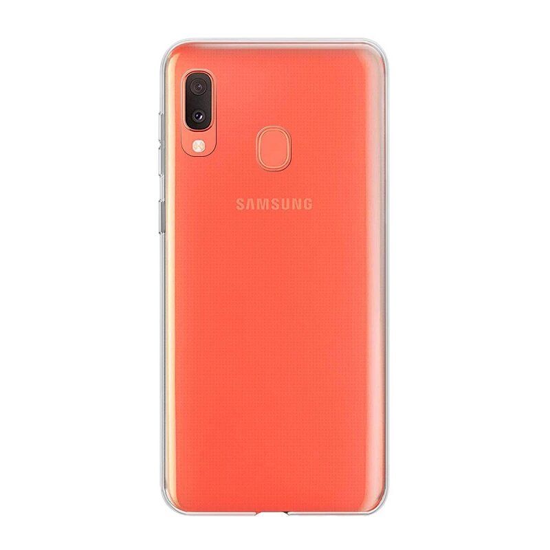 Funda compatible con SAMSUNG GALAXY A20E Silicona transparente flexible