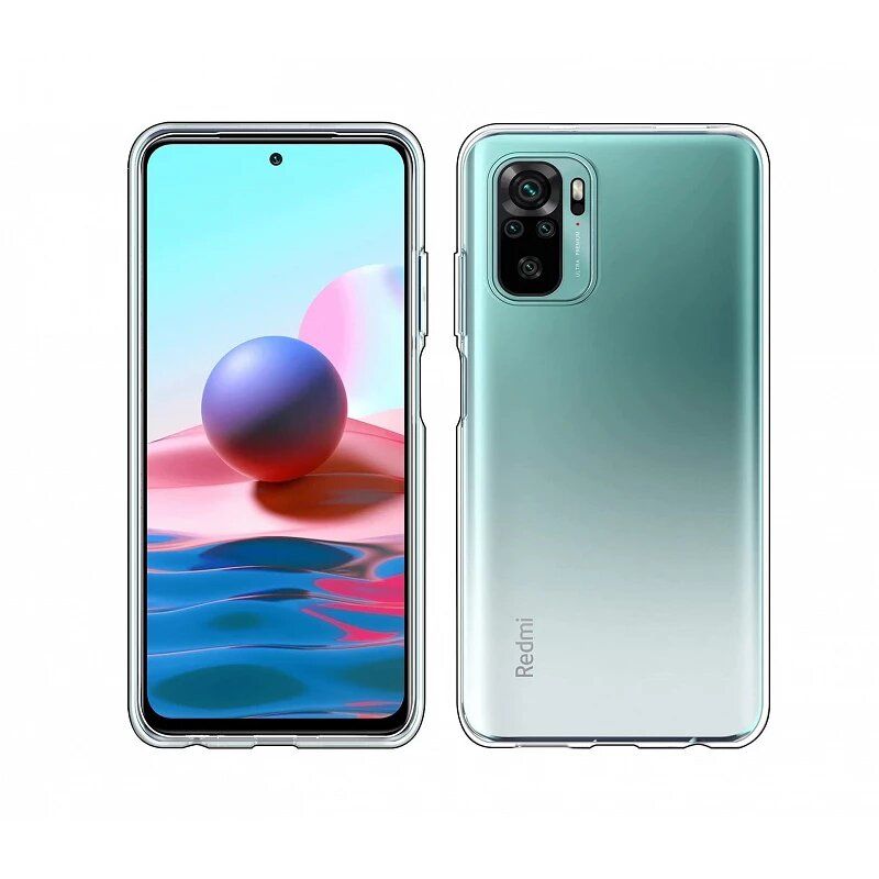 Funda compatible con XIAOMI REDMI NOTE 10 4G / REDMI NOTE 10S Silicona transparente flexible