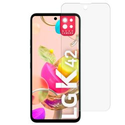 Protector de pantalla compatible con LG K42 * Cristal templado plano 9H * Protección resistente