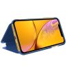 COOL Funda compatible con IPHONE XR Flip Cover libro ventana Clear View - AZUL