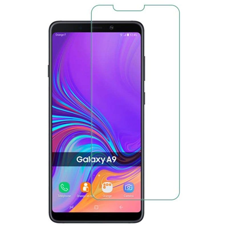 Protector de pantalla compatible con SAMSUNG GALAXY A9 2018 * Cristal templado plano 9H * Protección duradera