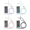 Funda compatible con SAMSUNG GALAXY A53 5G * Silicona con cordón cuerda * Brillantina turquesa