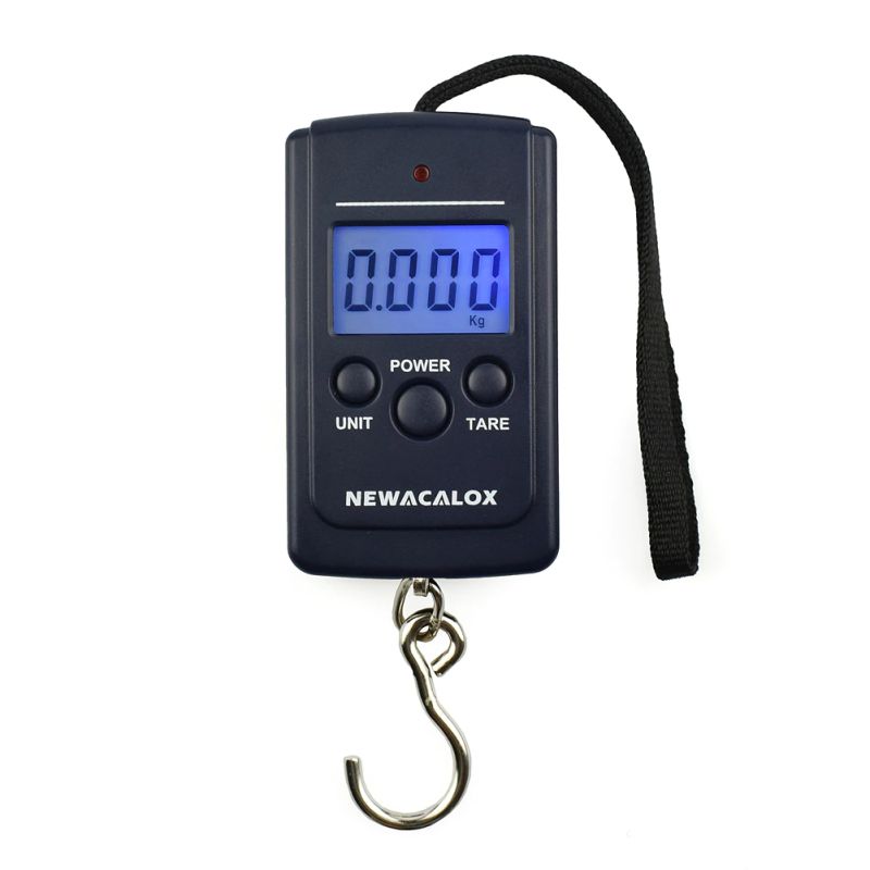 Báscula balanza de pesca digital * Portátil de 0.1 kg a 40 kg * Apagado automático