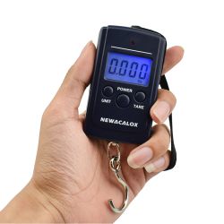 Báscula balanza de pesca digital * Portátil de 0.1 kg a 40 kg * Apagado automático