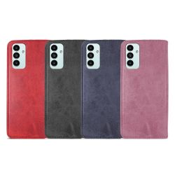 Funda compatible con SAMSUNG GALAXY A13 4G * Flip cover tapa soporte billetera * Magnética roja