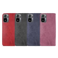 Funda compatible con XIAOMI REDMI NOTE 10 4G / NOTE 10S * Flip cover tapa soporte billetera rojo