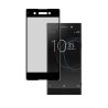 Protector de pantalla compatible con SONY XPERIA XA1 ULTRA * Cristal templado 9H * Borde negro