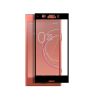 Protector de pantalla compatible con SONY XPERIA XZ1 COMPACT * Cristal templado 9H * Borde negro