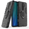 Funda compatible con XIAOMI REDMI NOTE 8 PRO Armor rígida Soporte anilla imán Negro