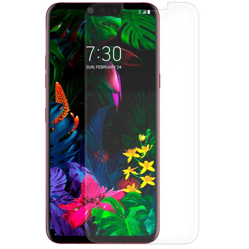 Protector de pantalla compatible con LG G8 THINQ * Cristal templado plano 9H * Alta dureza