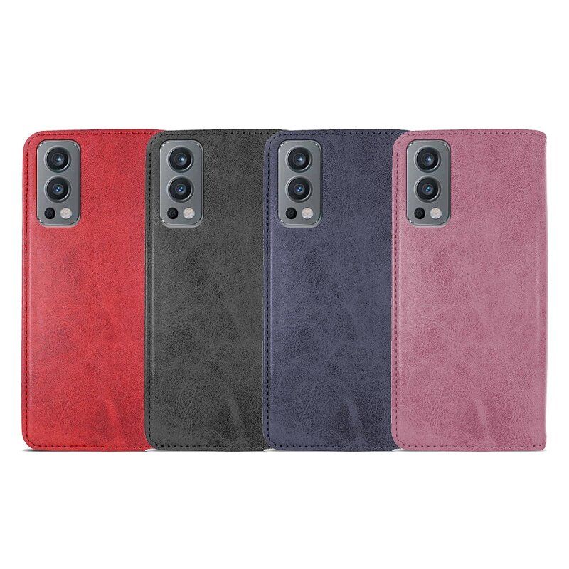 Funda compatible con ONEPLUS NORD 2 Flip cover tapa soporte billetera