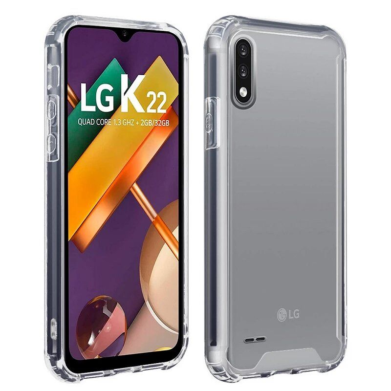 Funda LG K22 Silicona transparente Premium reforzada