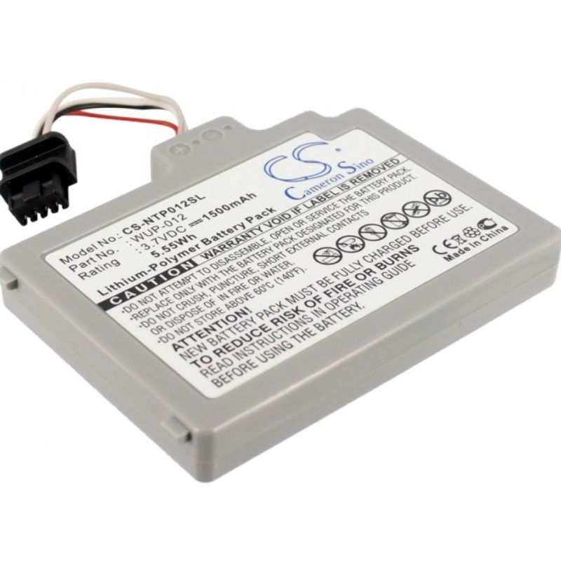 CAMERON SINO Batería WUP-012 para Nintendo Wii U ⋆ 1500 mAh ⋆ Lithium-polymer 3.7V ⋆ ENVÍO DESDE ESPAÑA