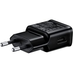 Cargador adaptador de red USB Original Samsung ETA-U90EWE / EP-TA12EWE Negro 2A